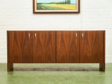Load image into Gallery viewer, Walnut Vintage 4 Door Credenza
