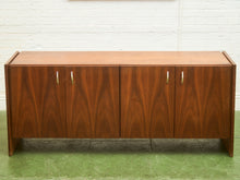 Load image into Gallery viewer, Walnut Vintage 4 Door Credenza
