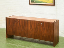 Load image into Gallery viewer, Walnut Vintage 4 Door Credenza
