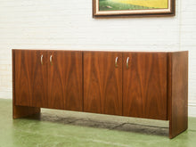 Load image into Gallery viewer, Walnut Vintage 4 Door Credenza

