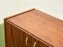 Load image into Gallery viewer, Walnut Vintage 4 Door Credenza
