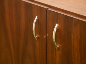 Walnut Vintage 4 Door Credenza
