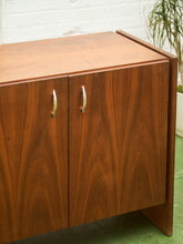 Load image into Gallery viewer, Walnut Vintage 4 Door Credenza
