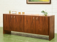 Load image into Gallery viewer, Walnut Vintage 4 Door Credenza
