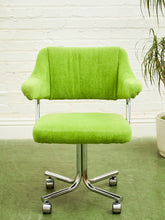Load image into Gallery viewer, Candy Apple Green Vintage 1970’s Chrome Chairs
