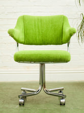 Load image into Gallery viewer, Candy Apple Green Vintage 1970’s Chrome Chairs
