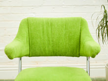Load image into Gallery viewer, Candy Apple Green Vintage 1970’s Chrome Chairs
