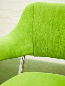 Candy Apple Green Vintage 1970’s Chrome Chairs