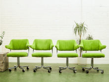 Load image into Gallery viewer, Candy Apple Green Vintage 1970’s Chrome Chairs
