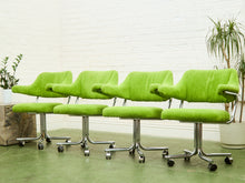 Load image into Gallery viewer, Candy Apple Green Vintage 1970’s Chrome Chairs
