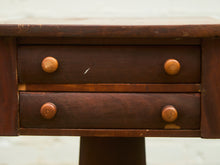 Load image into Gallery viewer, Antique Regency Period Mahogany Sewing Table With Lift Top
