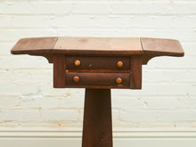 Load image into Gallery viewer, Antique Regency Period Mahogany Sewing Table With Lift Top
