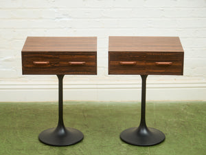 Rosewood Atomic Nightstand