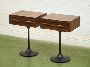 Rosewood Atomic Nightstand