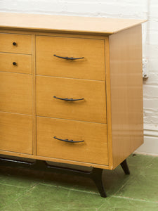 Blonde 9 Drawer Unique Hardware Dresser