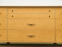 Load image into Gallery viewer, Blonde 9 Drawer Unique Hardware Dresser
