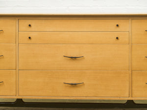 Blonde 9 Drawer Unique Hardware Dresser