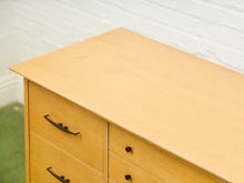 Load image into Gallery viewer, Blonde 9 Drawer Unique Hardware Dresser
