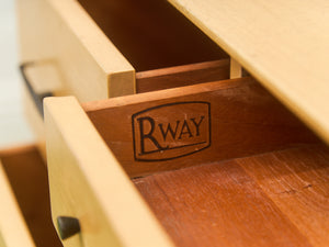 Blonde 9 Drawer Unique Hardware Dresser
