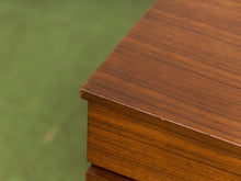 Load image into Gallery viewer, Danish Style Walnut Vintage Dresser with Sculpted Pulls
