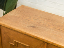 Load image into Gallery viewer, Brutalist Oak 1970’s Cosmic Revival Cabinet
