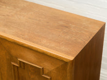 Load image into Gallery viewer, Brutalist Oak 1970’s Cosmic Revival Cabinet

