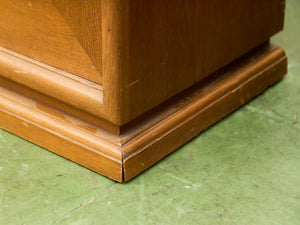 Brutalist Oak 1970’s Cosmic Revival Cabinet