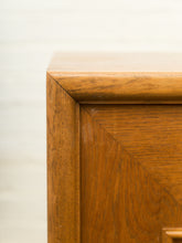 Load image into Gallery viewer, Brutalist Oak 1970’s Cosmic Revival Cabinet
