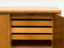 Load image into Gallery viewer, Brutalist Oak 1970’s Cosmic Revival Cabinet
