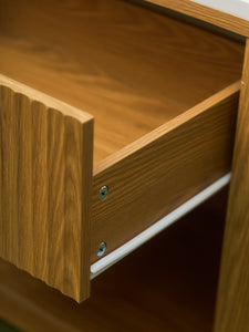 White Top Blonde Nightstands
