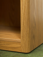 Load image into Gallery viewer, White Top Blonde Nightstands
