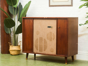 Mid Century Hi-Fi Non Working Cabinet