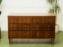 Load image into Gallery viewer, 6 Drawer Formica Top La Period Co Dresser
