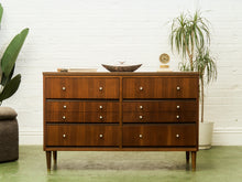 Load image into Gallery viewer, 6 Drawer Formica Top La Period Co Dresser
