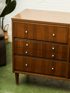 6 Drawer Formica Top La Period Co Dresser