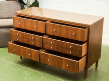 Load image into Gallery viewer, 6 Drawer Formica Top La Period Co Dresser
