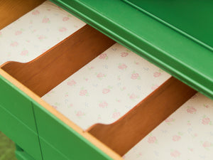 Kelly Green Vintage Highboy Gold Hardware