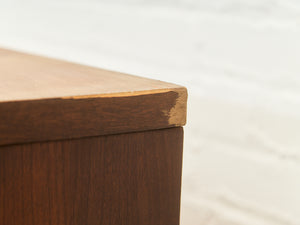 Mid-Century Modern Hutch Cabinet in Walnut