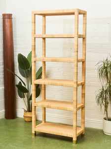 Serena and Lily Balboa Rattan Bookshelf