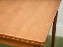Load image into Gallery viewer, Danish Modern Teak Vintage Dining Table with Draw Leaves
