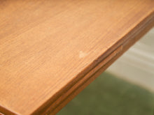 Load image into Gallery viewer, Danish Modern Teak Vintage Dining Table with Draw Leaves
