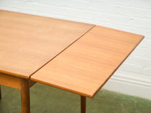 Load image into Gallery viewer, Danish Modern Teak Vintage Dining Table with Draw Leaves

