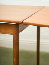 Load image into Gallery viewer, Danish Modern Teak Vintage Dining Table with Draw Leaves
