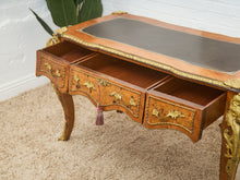 Load image into Gallery viewer, 19th Century Antique Louis XV Style Bureau Plat Writing Table Bronze
