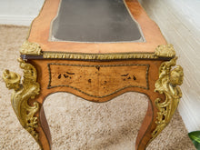Load image into Gallery viewer, 19th Century Antique Louis XV Style Bureau Plat Writing Table Bronze
