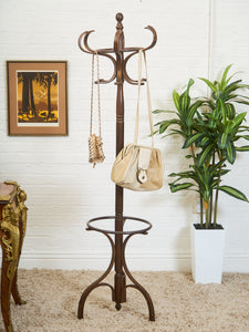 Antique Bent Wood Coat Rack