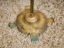 Load image into Gallery viewer, Vintage Brass Music Lectern with Classic Harp Lyre Motif and Ornate Footed Base
