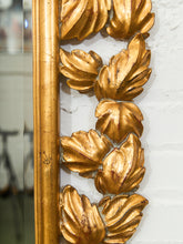 Load image into Gallery viewer, Gilded Leaf Resin Frame Mirror with Classical Flourish
