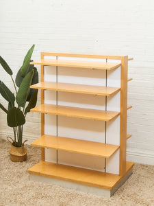 Double Sided Vintage Retail Shelf