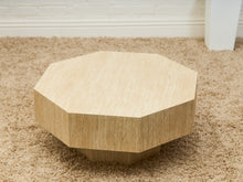 Load image into Gallery viewer, Faux Travertine Coffee Table
